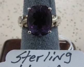 Sterling & Amethyst Ring
