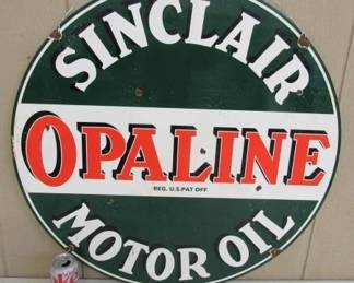 Porcelain Sinclair Oil Sign