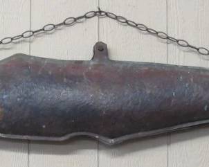 46" Long Copper Fish Trade Sign