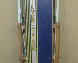 Vintage Garton Silver Streak Snow Sled