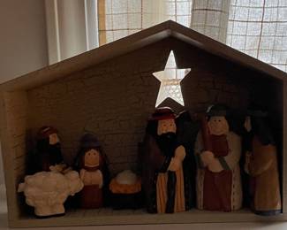 Wooden Nativity Set