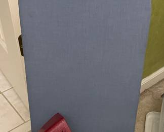 Small ironing board, steamer, Oreck iron
