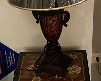 Small Storage Table & Lamp