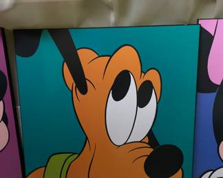 Pluto, Minnie & Mickey Wall Art