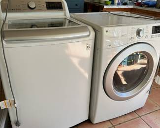 LG Washer and LG gas dryer