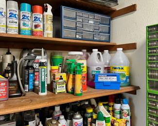 Misc. paint and garage chemicals