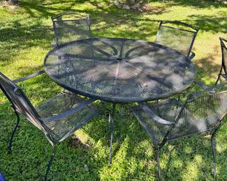 Patio table and chairs
