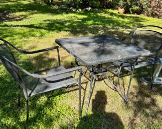 Patio table and chairs