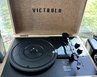 Victrola portable record player