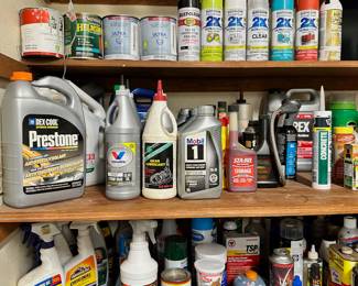 Misc. paint and garage chemicals