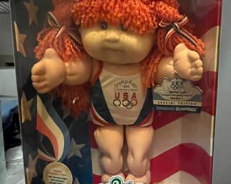 Cabbage Patch limited edition Swimming Olympikids special edition redhead doll.  circa 1996