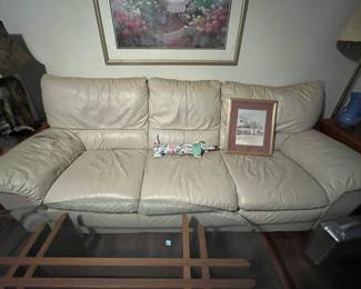 Leather sofa - great condition