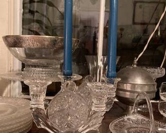 Beautiful selection of crystal and glassware