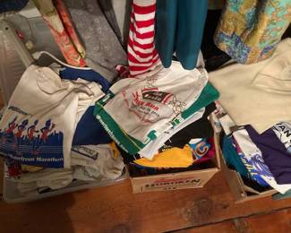 Lots of Hoboken related T shirts