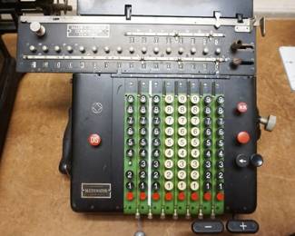 1290	RALPH C COXHEAD CALCULATOR *MATHEMATION* APPROXIMATELY 16 IN X 14 IN X 10 IN HIGH
