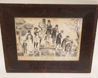 1088	N CURRIER LITHOGRAPH *THE LIFE AND AGE OF MAN*, APPROXIMATELY 15 IN X 19 IN OVERALL, SOME FOXING
