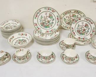 1117	74 PIECE LOT OF ASSORTED JOHNSON BROS DINNERWARE *INDIAN TREE*

