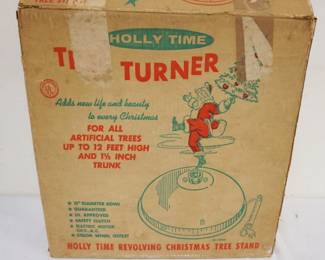 1322	VINTAGE HOLLY TIME TREE TURNER
