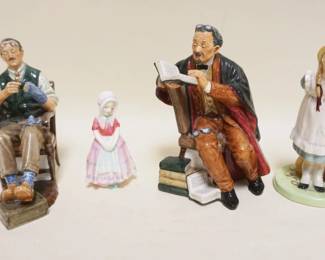 1110	4 ROYAL DOULTON FIGURINES, TALLEST APPROXIMATELY 7 1/2 IN HIGH
