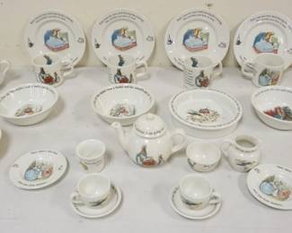 1099	GROUP OF ASSORTED WEDGWOOD BEATRIX POTTER *PETER RABBIT* CHILDRENS DISHES
