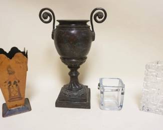 1240	GROUP OF ASSORTED ITEMS INCLUDING TIFFANY & CO TRIANGLE BUD VASE
