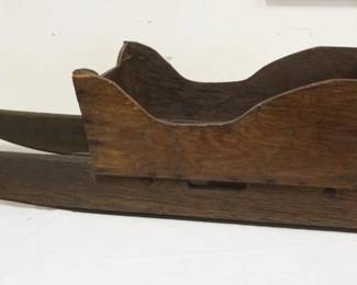 1153	ANTIQUE PRIMITIVE CHILDS SLED, APPROXIMATELY 39 IN X 12 IN X 10 IN HIGH

