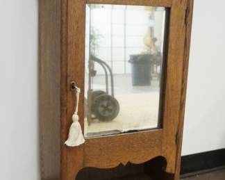 1225	OAK MIRROR DOOR HANGING MEDICINE CHEST

