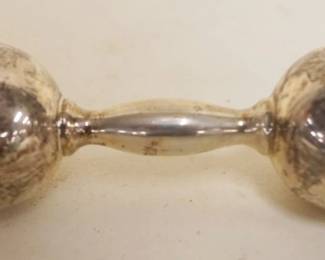 1064	STERLING TIFFANY & CO BABY RATTLE, APPROXIMATELY 4 1/2 IN X 1 1/4 IN
