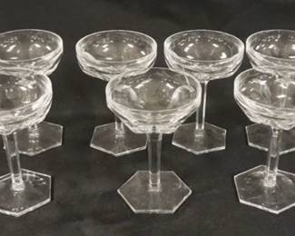 1147	BACCARAT SET OF STEMWARE, 11 PIECES, APPROXIMATELY 5 1/4 IN HIGH
