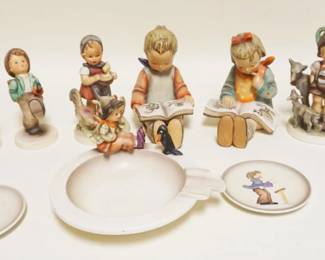 1111	GROUP OF ASSORTED HUMMEL FIGURINES, TALLEST APPROXIMATELY 6 IN
