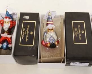 1320	4 CHRISTOPHER RADKO ORNAMENTS, 1998 *COZYKINS*, 1996 *A JOB WELL DONE*, 1998 *ELFIN MAGIC*, 1997 *BLUE CAROLINE*
