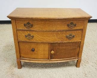 1223	OAK 2 DOOR 2 DRAWER WASHSTAND, APPROXIMATELY 35 IN X 19 IN X 29 IN
