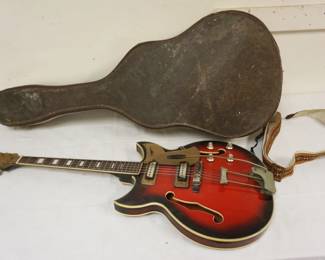 1272	VINTAGE SEKOVA ELECTRIC GUITAR, AS FOUND
