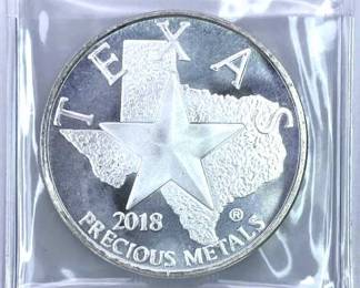 1oz Silver Texas Precious Metals .9999