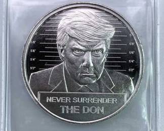 1oz Silver Trump 'The Don' Mugshot .999