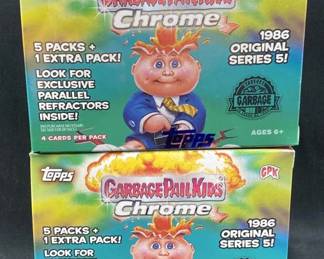 (2) Topps Chrome Garbage Pail Kids S5 Blaster Box