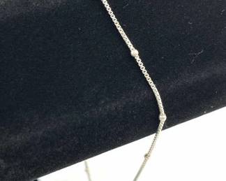 925 Silver Sattellite Box Link Bracelet