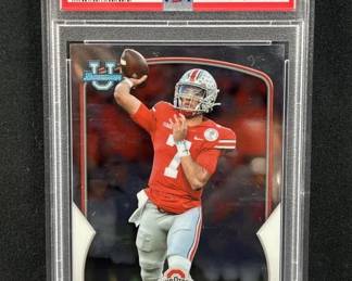 2022 Bowman University CJ Stroud PSA 8