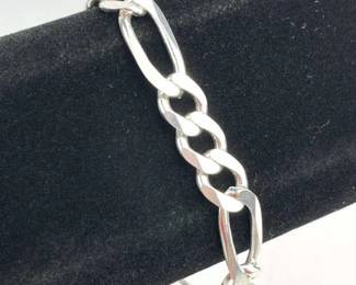 925 Silver Figaro Bracelet Chain