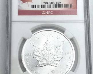 1oz 999 2015 NGC MS69 Canada Maple Leaf