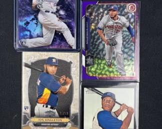 (4) Jon Singleton Serial Numbered 2012-2015