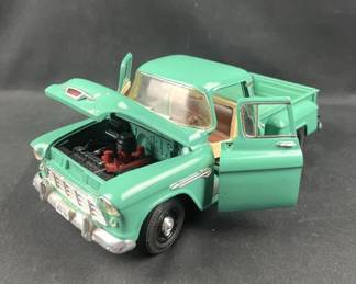 Ertl 1:18 1955 Chevy Truck Turquoise