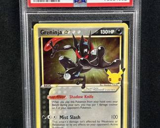 2021 Pokemon Greninja Black Star Promo PSA 9