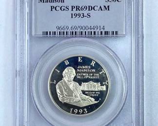 1993-S Silver Madison Proof 50c PCGS