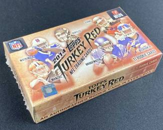 2014 Topps Turkey Red Football Box w/ Auto