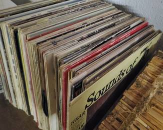 Great selection of albums and 
And 45s 
