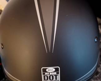 LIKE NEW BELL HELMET WITH COVER