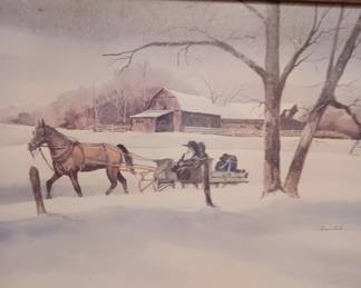 SIGNED AMISH PRINTS