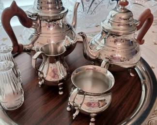 HHAMILTON  S. KEIFF PEWTER  COFFEE/TEA SET
