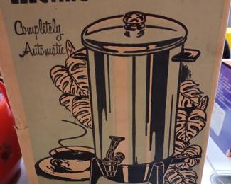 Vintage large 22 cup Perculator.